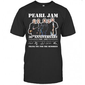 Pearl Jam Band 30Nd Anniversary 1990 2020 Thank You t-shirt